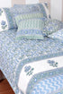 20s Cotton Bed Cover in Block Print